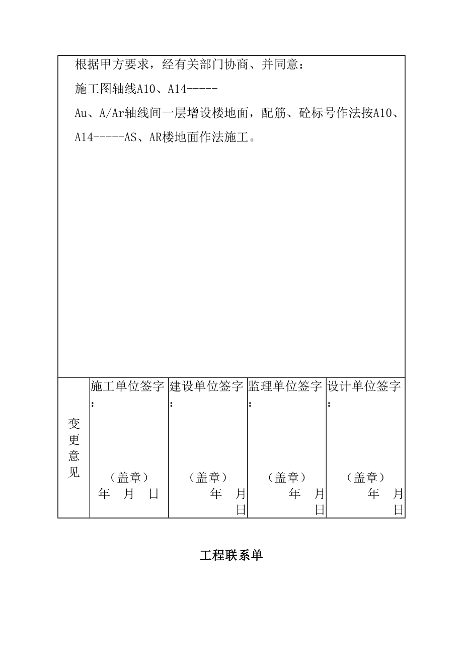 工程设计变更联系单精编.doc