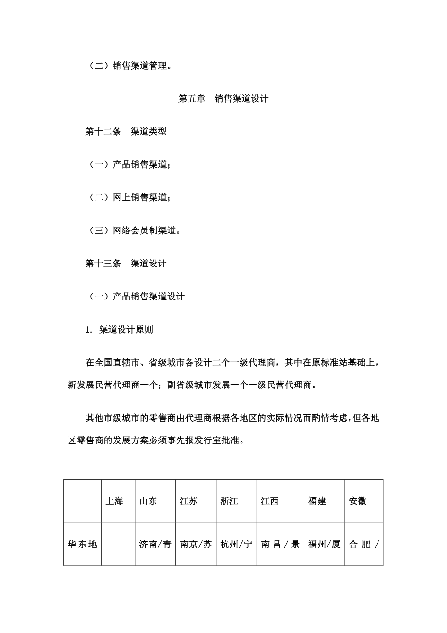 建筑行业渠道管理制度.doc