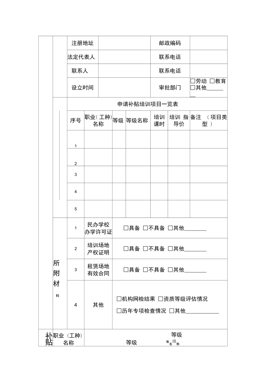 补贴培训机构签约审核.doc