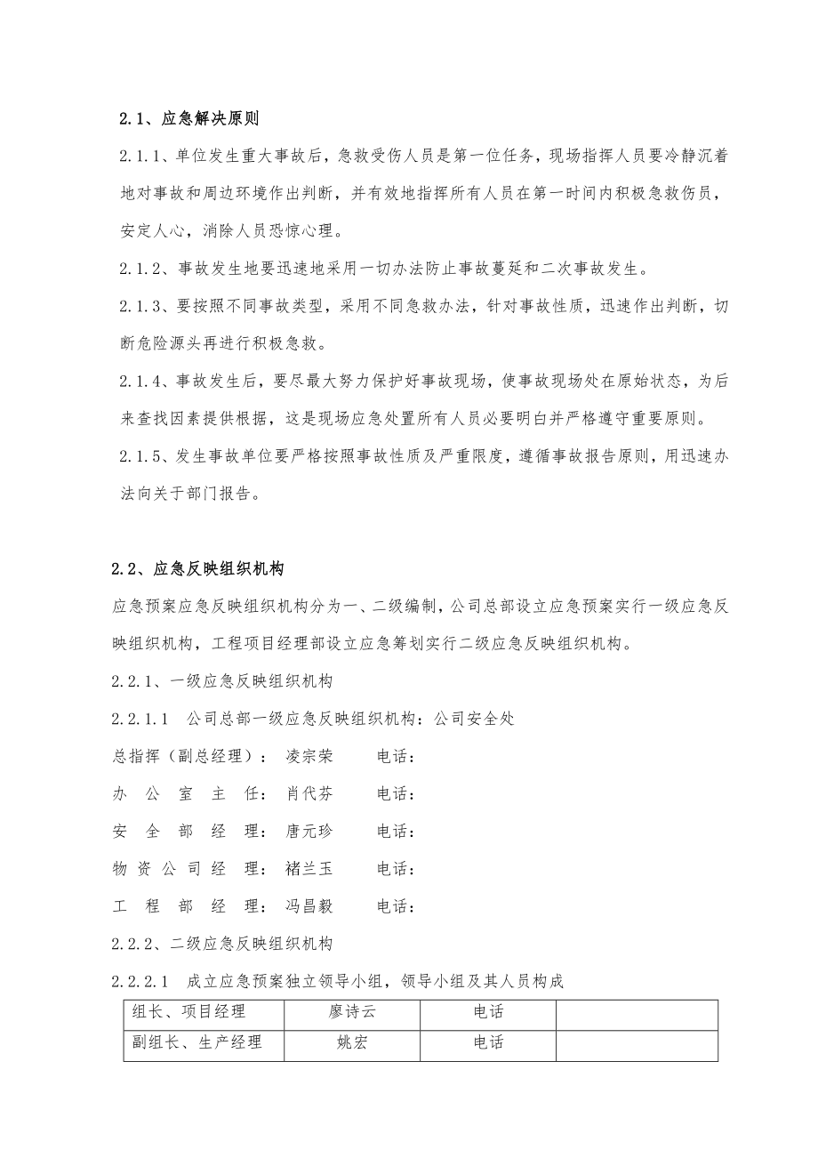 安全综合项目施工安全应急专项预案.doc