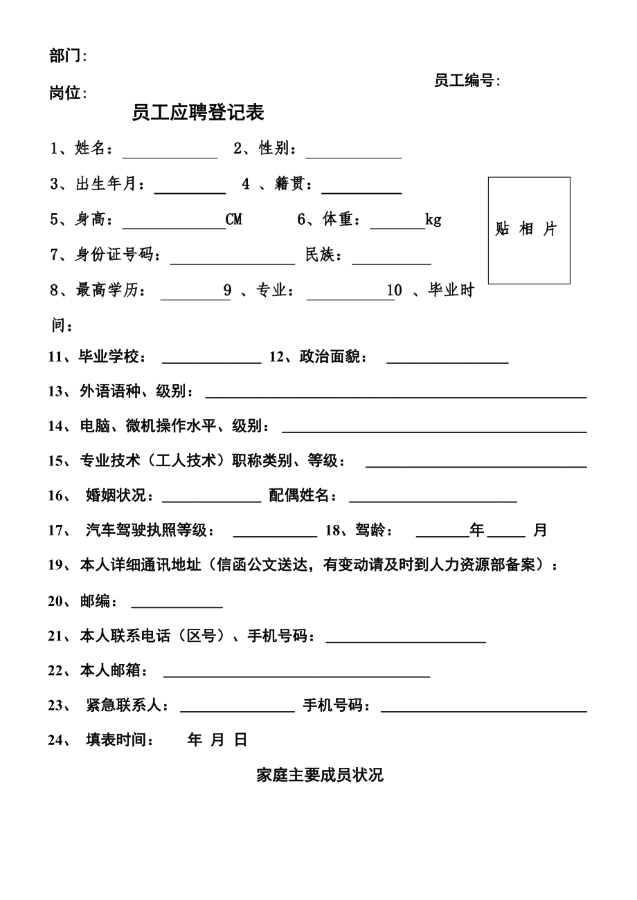 《员工应聘登记表》新.doc