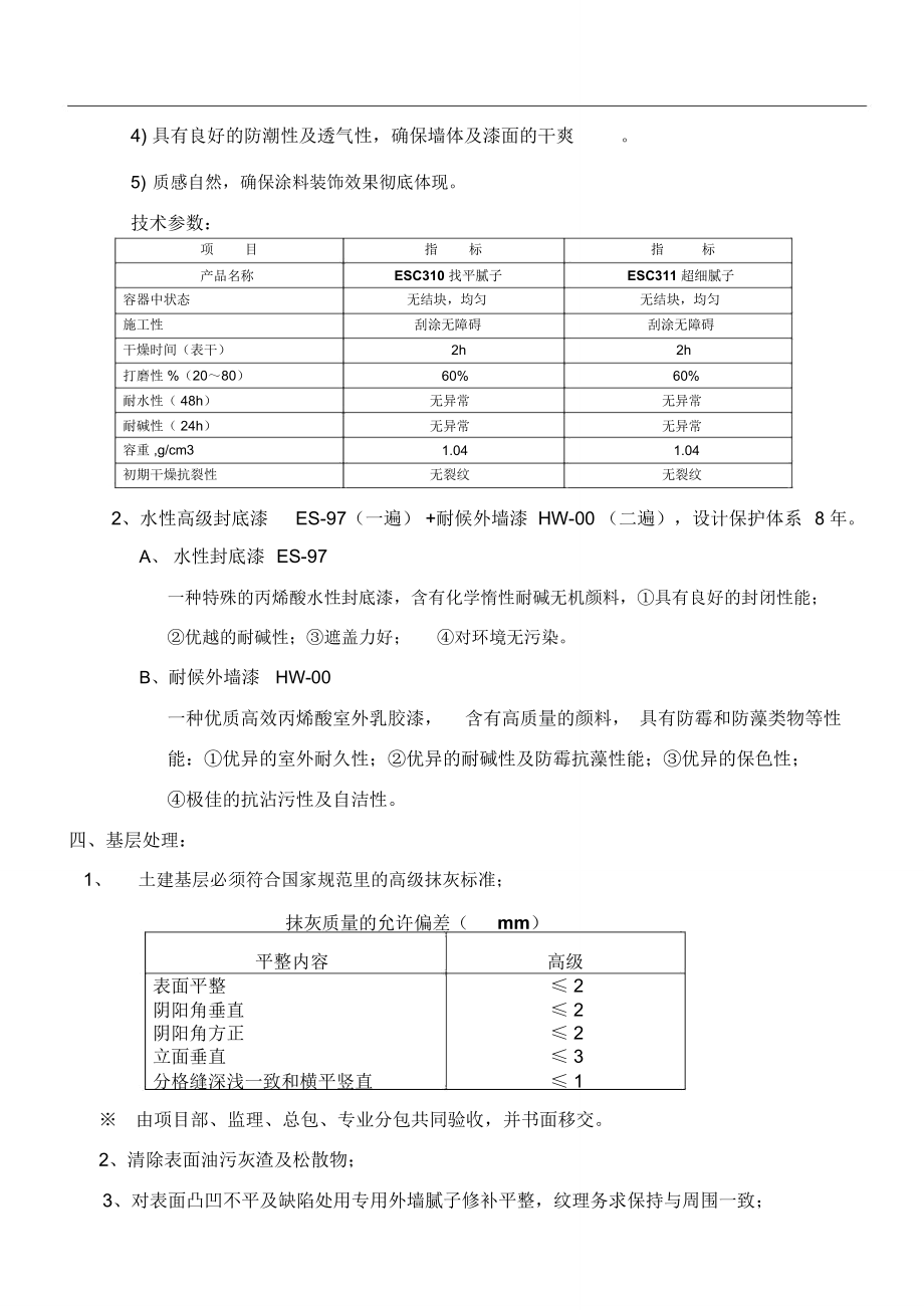 化工装修外墙施工方案.doc