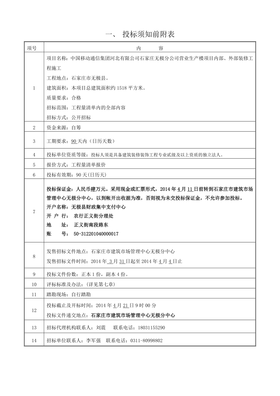 某公司外部装修工程施工招标文件.doc