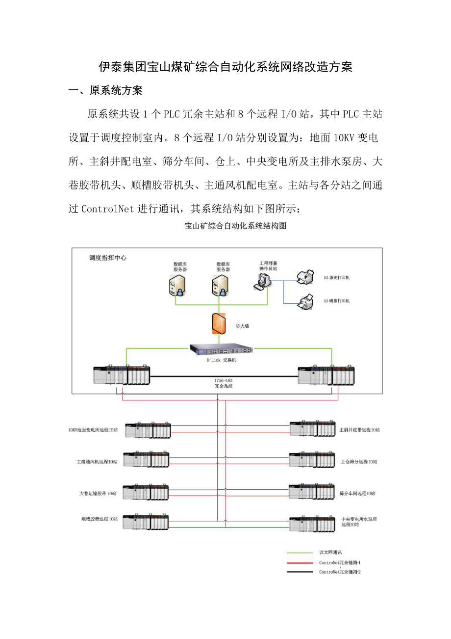 伊泰宝山矿系统改造方案.doc