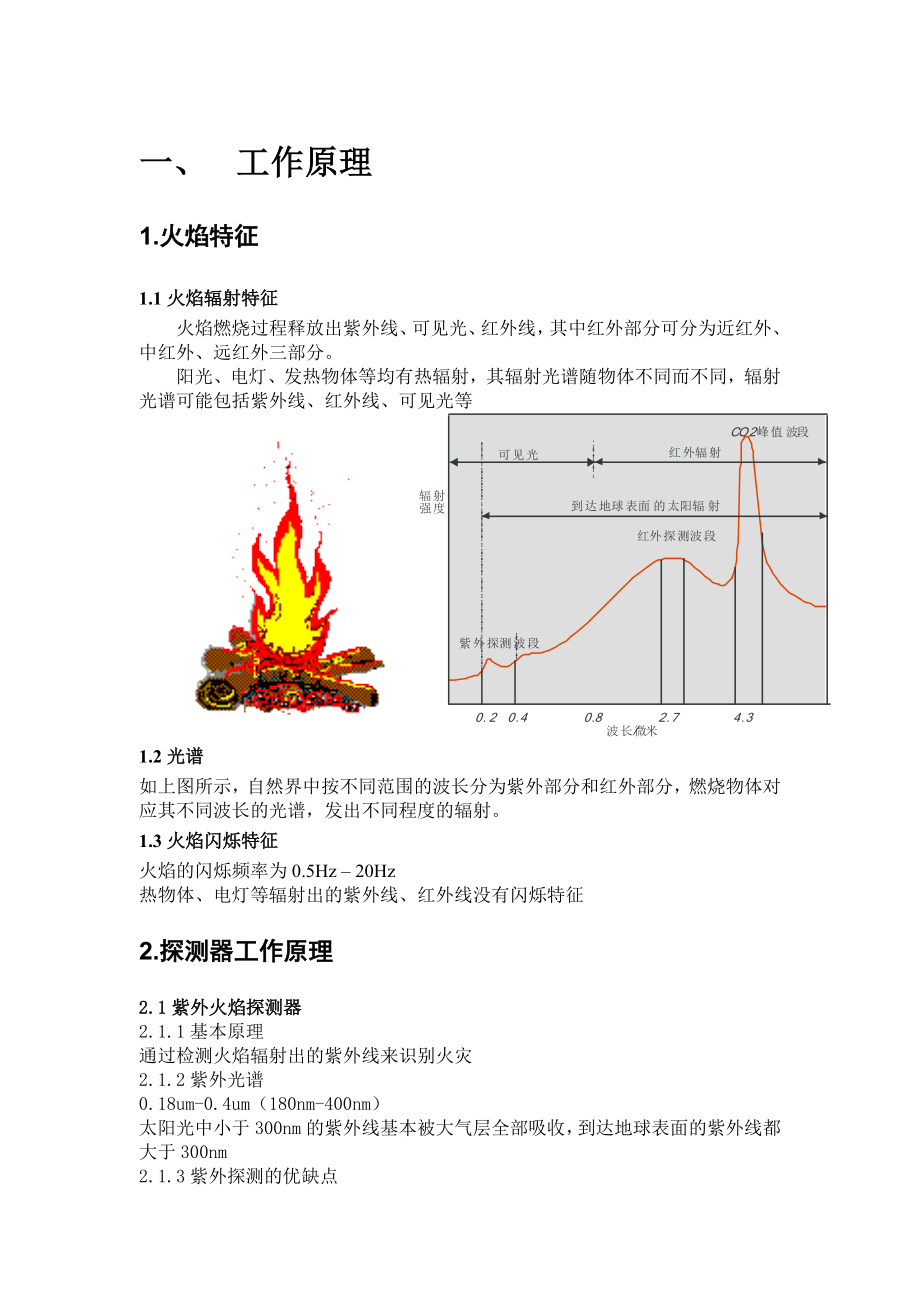 火焰探测器安装使用说明书汇总.doc