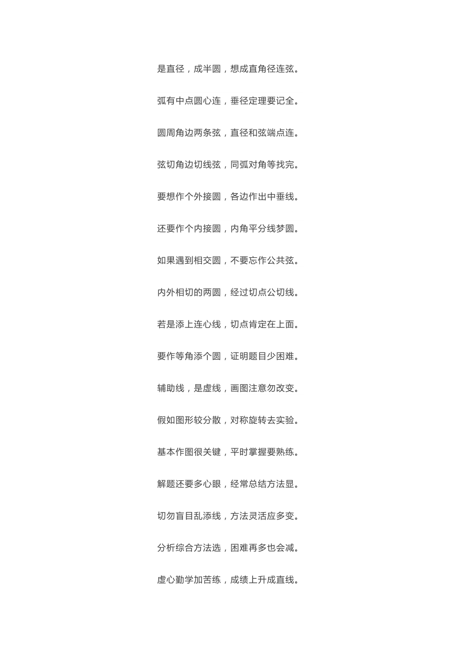 初中数学40句几何辅助线顺口溜.doc