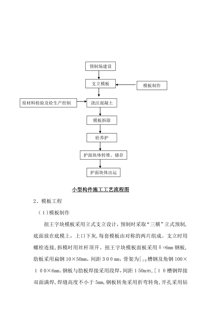 「扭王字块预制施工方案」.doc