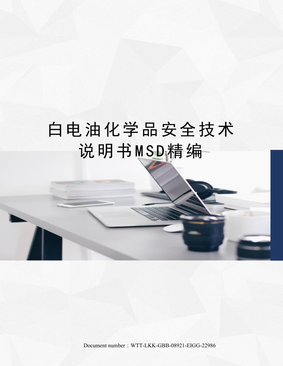 白电油化学品安全技术说明书MSD精编.doc