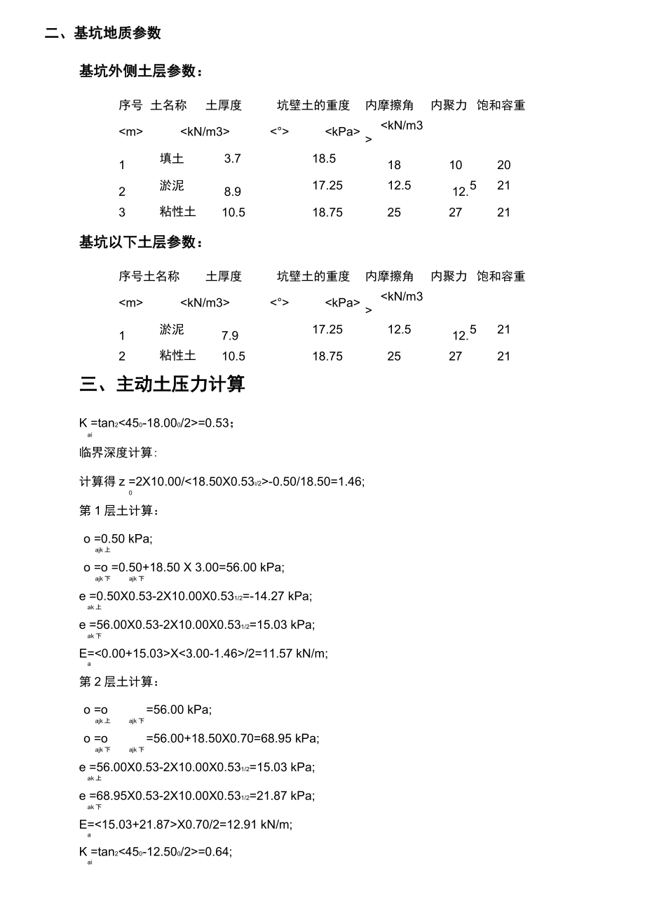 市政管道基坑钢板桩支护施工方案.doc