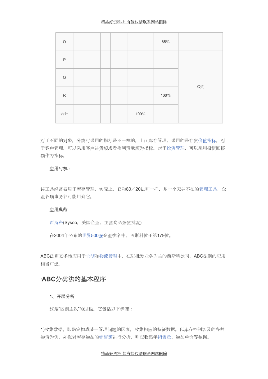 最新ABC分类法.doc