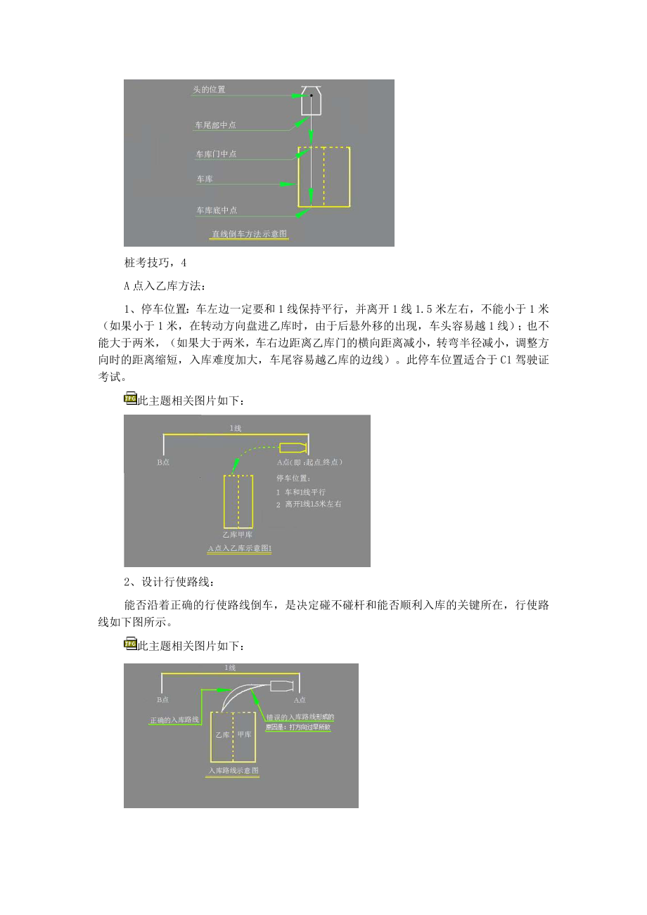 驾驶证B科目二桩考技巧(图文).doc