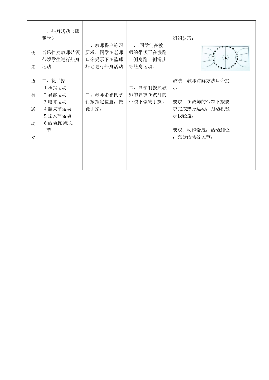 初中体育与健康教学设计.doc