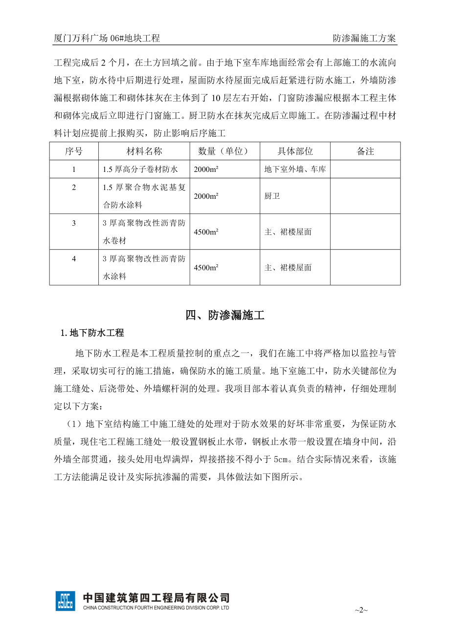 防渗漏施工方案.doc