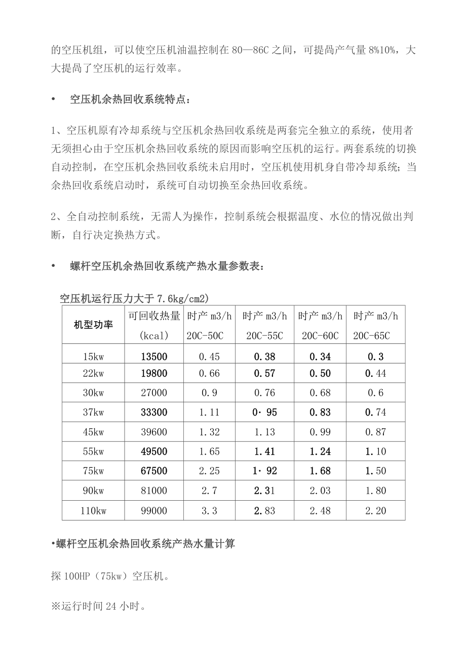 空压机余热回收系统原理.doc