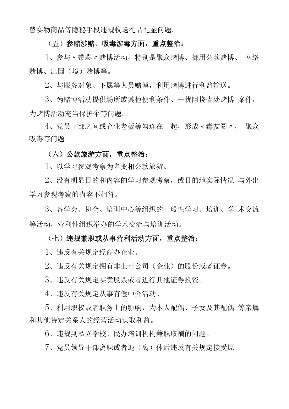 纠‘四风’治陋习专项整治实施方案.doc