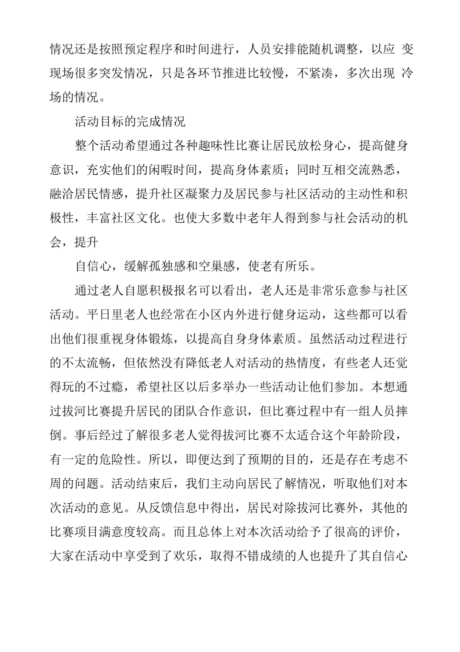 社区活动总结评估.doc