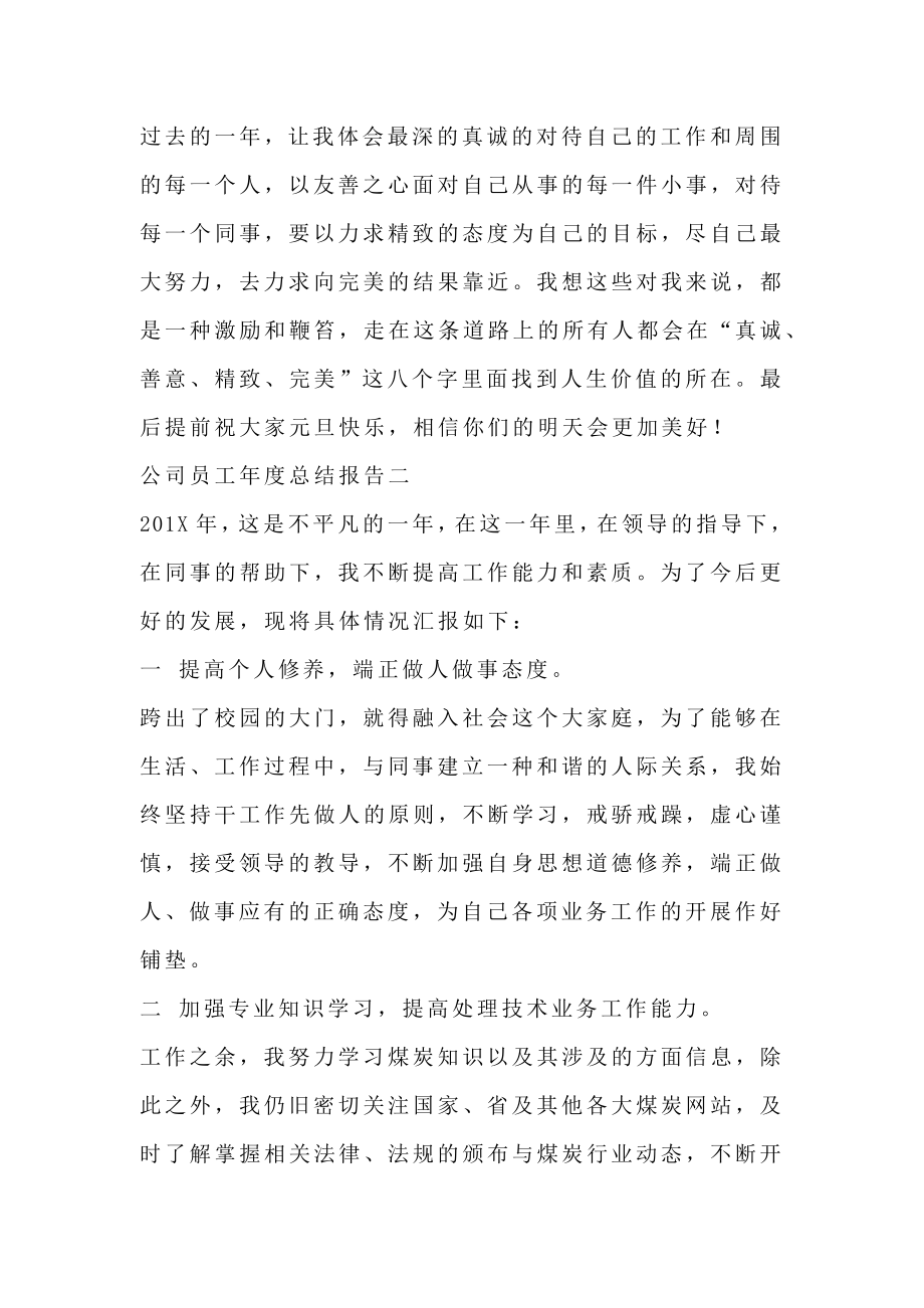 公司员工年度总结报告.doc