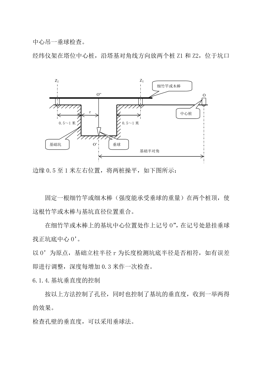 电力工程人工挖孔桩施工组织方案[掏挖基础施工组织方案].doc