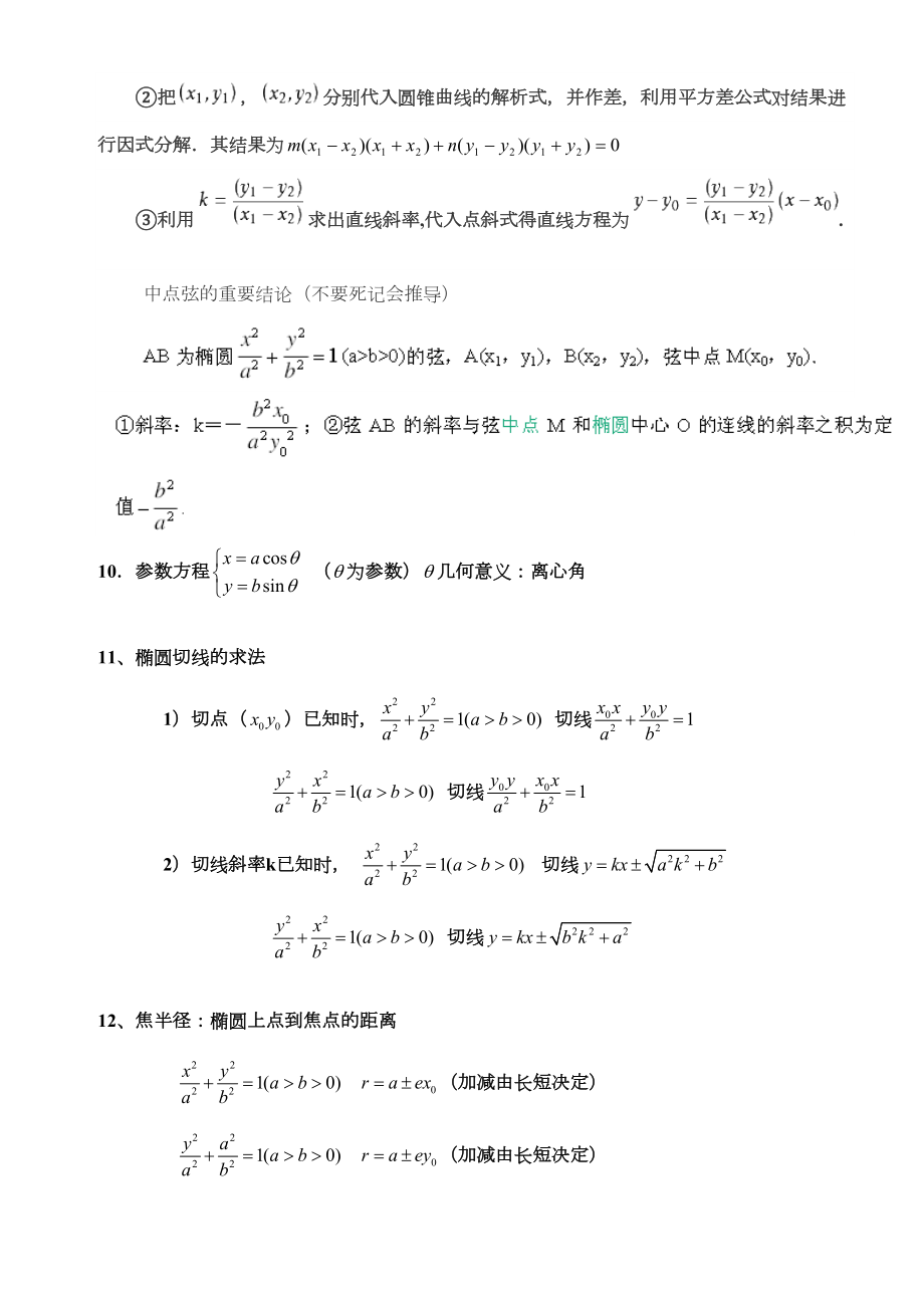 椭圆知识点总结43259.doc