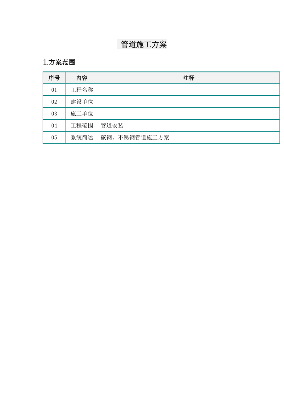 不锈钢管道施工方案3.doc