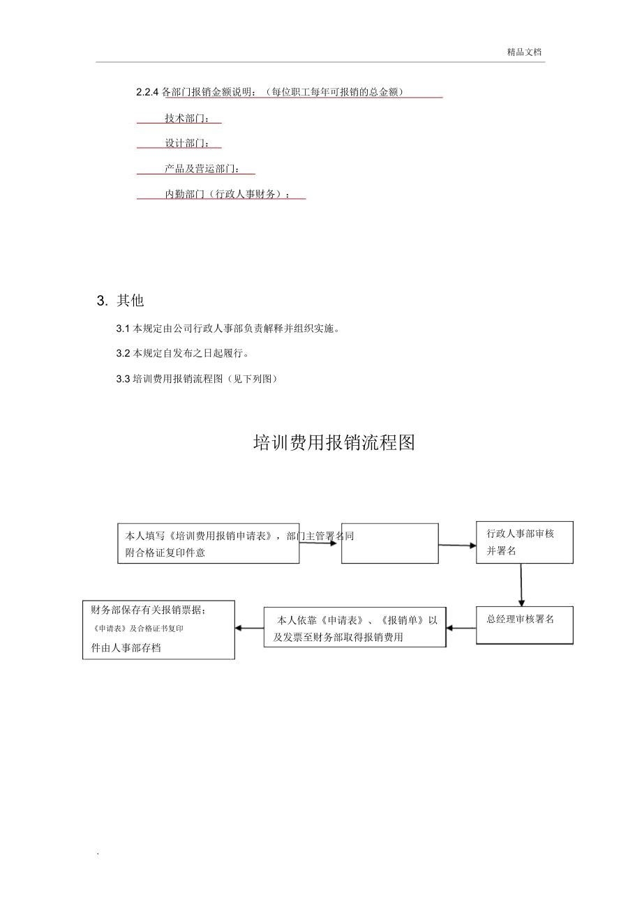 员工培训费用报销规定.doc