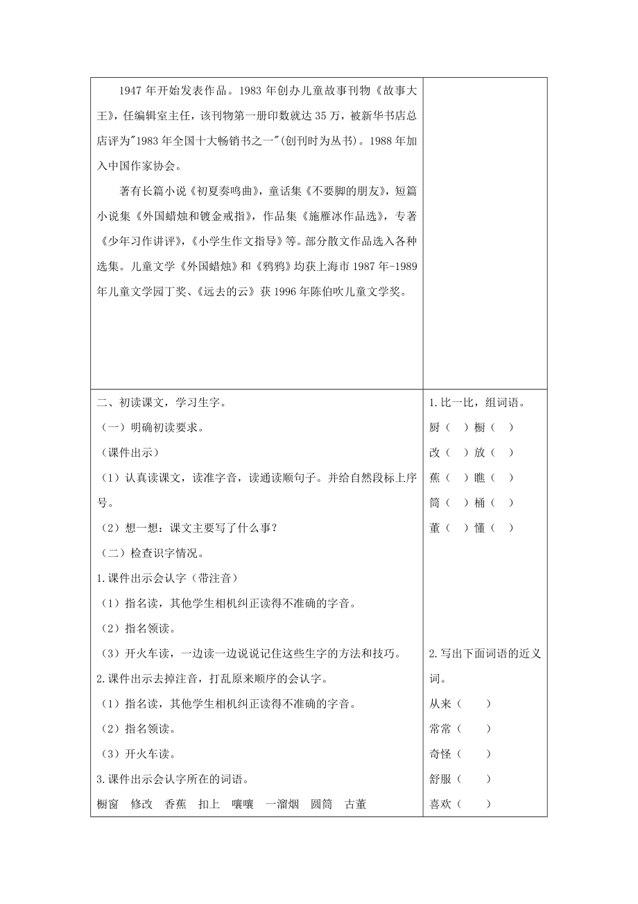 三年级语文下册第八单元26方帽子店教案反思新人教版.doc