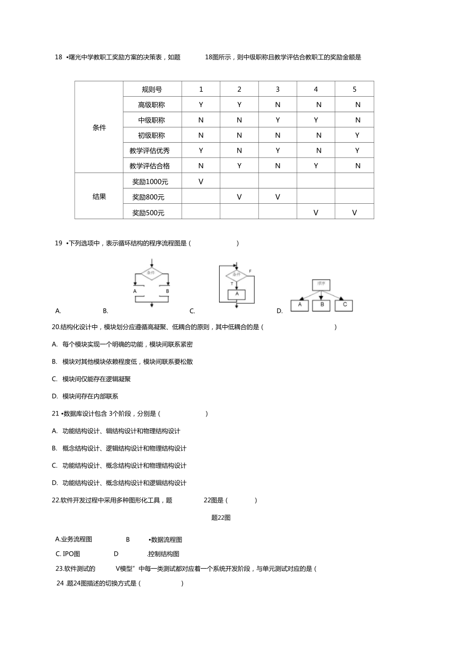 自考管理系统中计算机应用试题及答案整理.doc