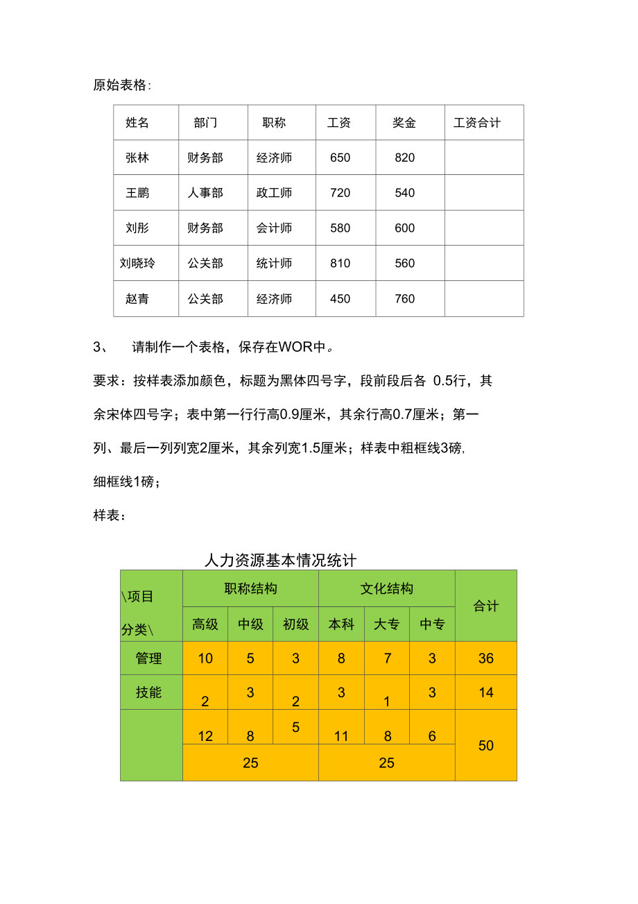 文员office实操上机考试题.doc