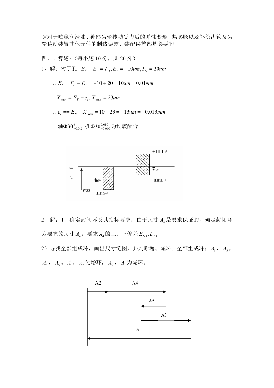 互换性与技术测量试卷答案.doc