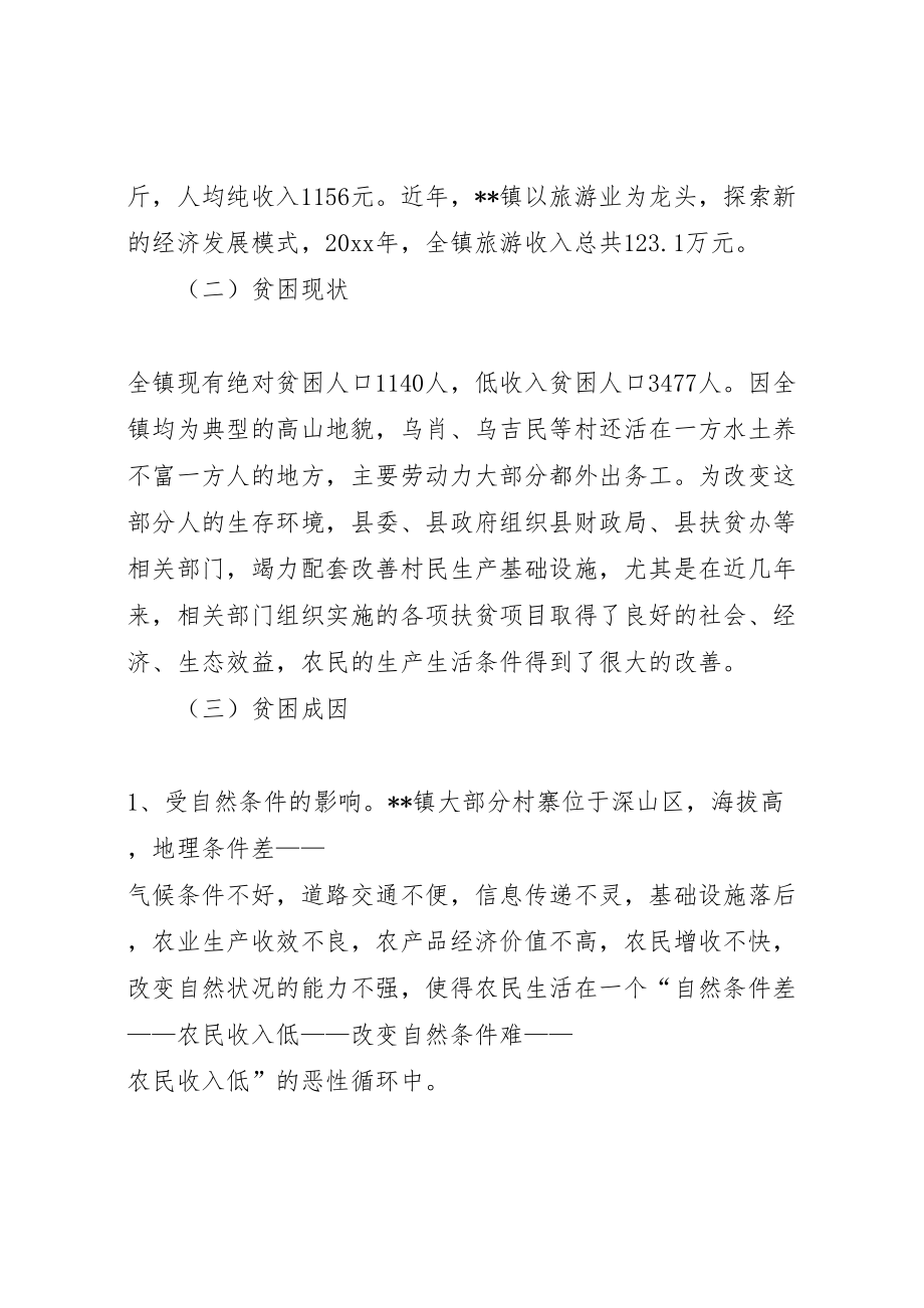 乡镇扶贫开发工作调研报告(2).doc