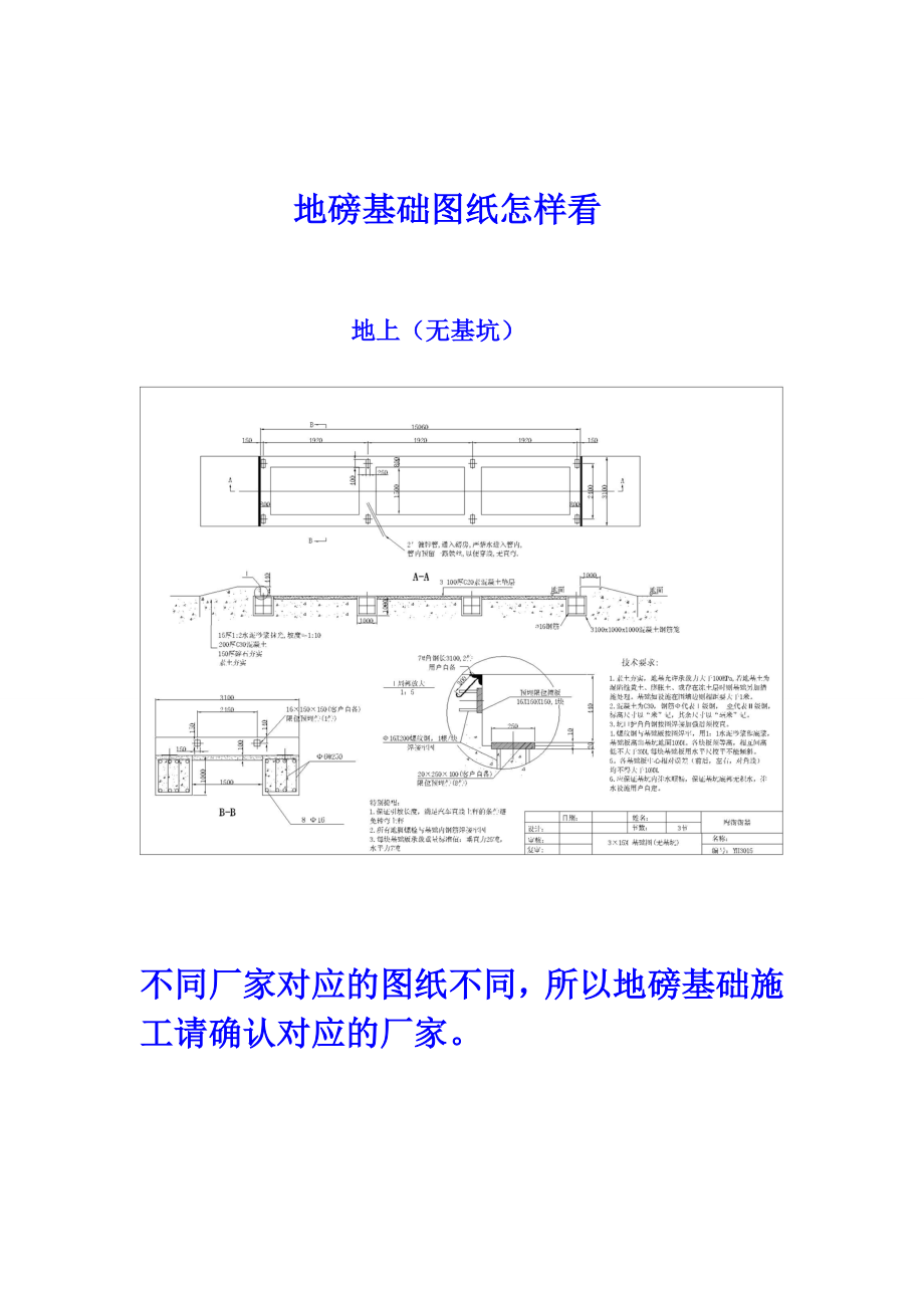 地磅基础图纸施工技巧.doc