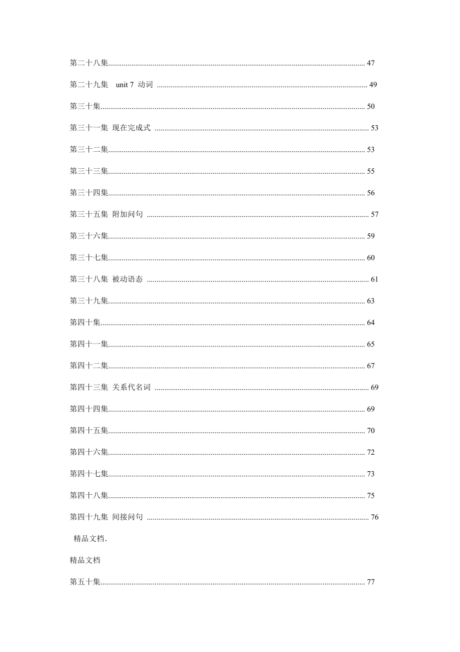 谢孟媛英语初级语法160全集新版超详细.doc