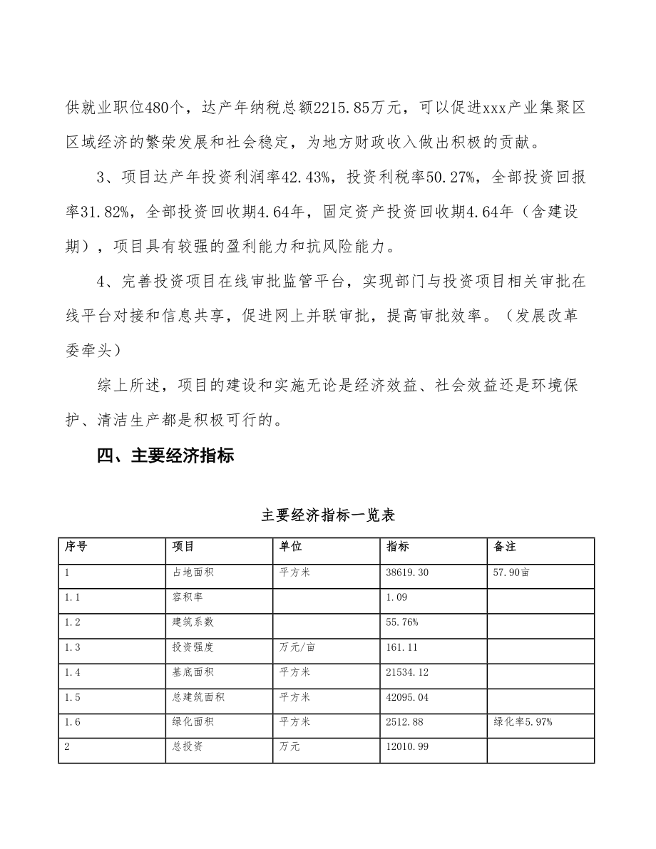 范文饮料机生产建设项目可行性研究报告.doc