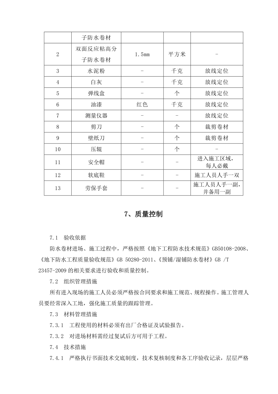 反应粘防水卷材预铺反粘施工工法综述.doc