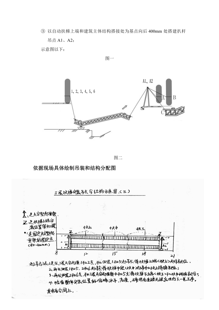 自动扶梯安装吊装综合项目施工专项方案.doc