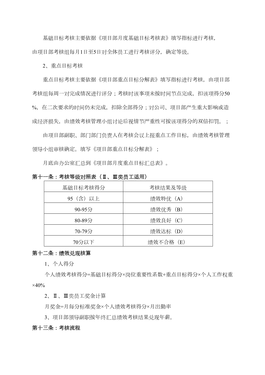 项目部绩效考核管理实施办法(2).doc