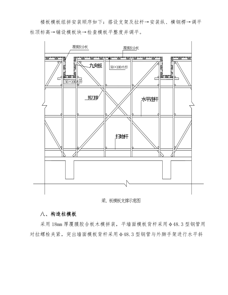 D81地块标准厂房模板工程施工方案.doc