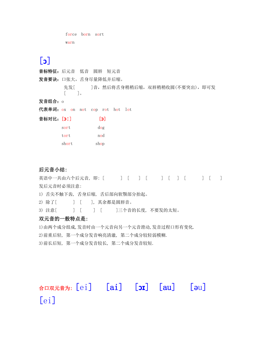 音标详解大全音标详解.doc