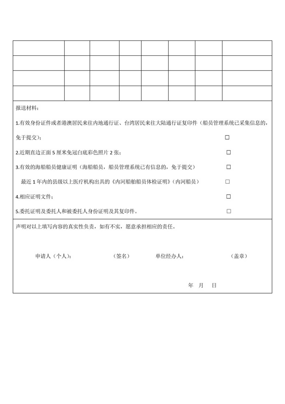 船员基本信息表(格式文本).doc