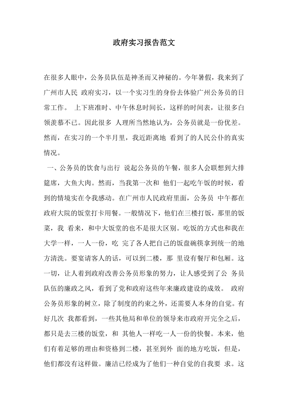 政府实习报告范文.doc