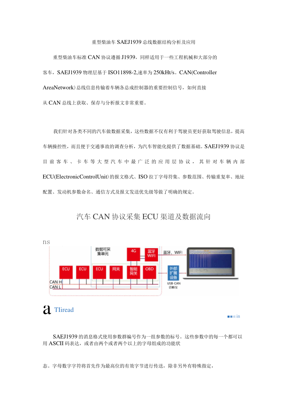 重型柴油车SAEJ1939总线数据结构分析及应用.doc