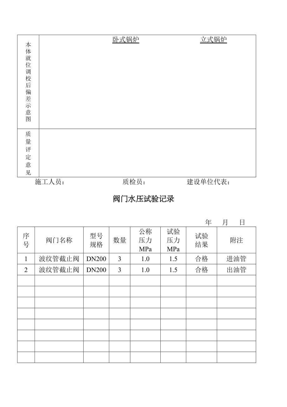 导热油锅炉竣工.doc