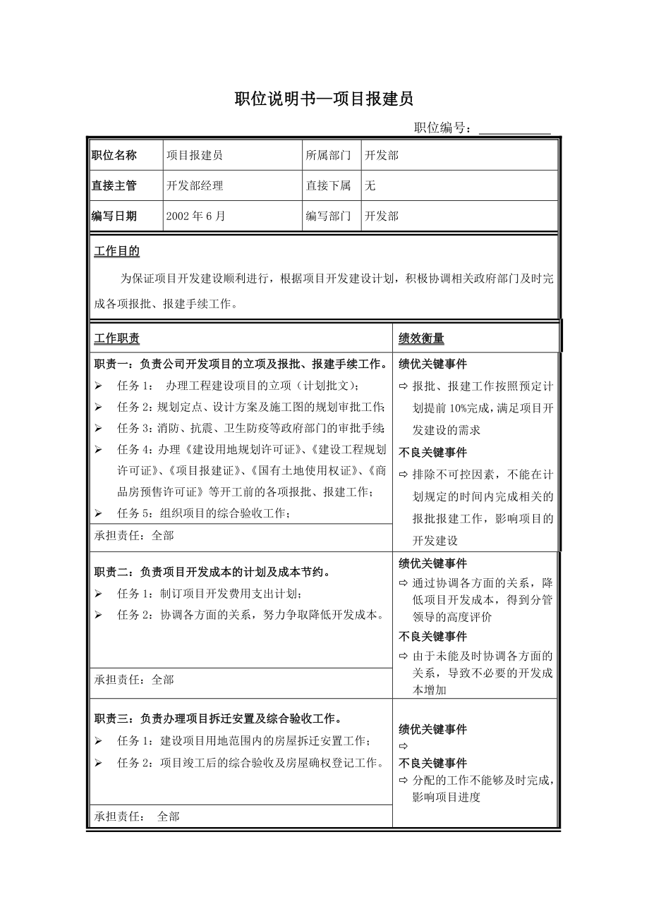 项目报建员.doc