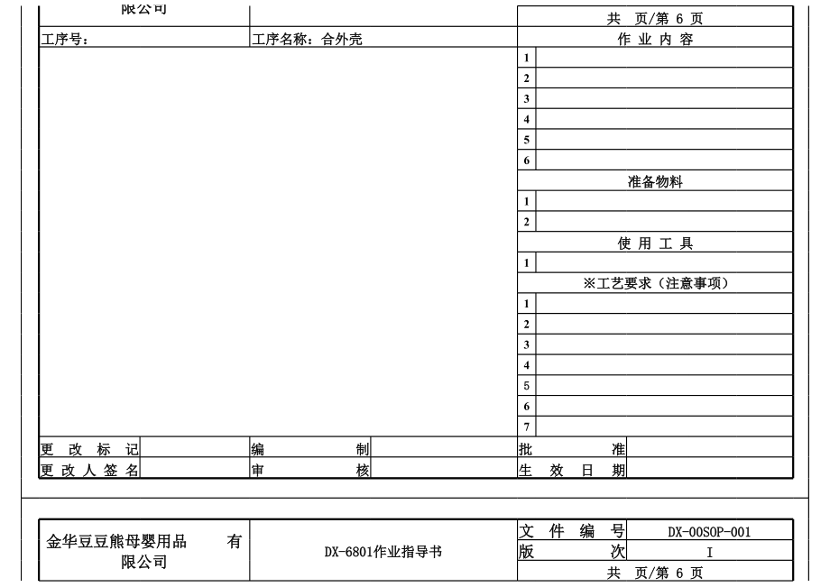 作业指导书规范.xls