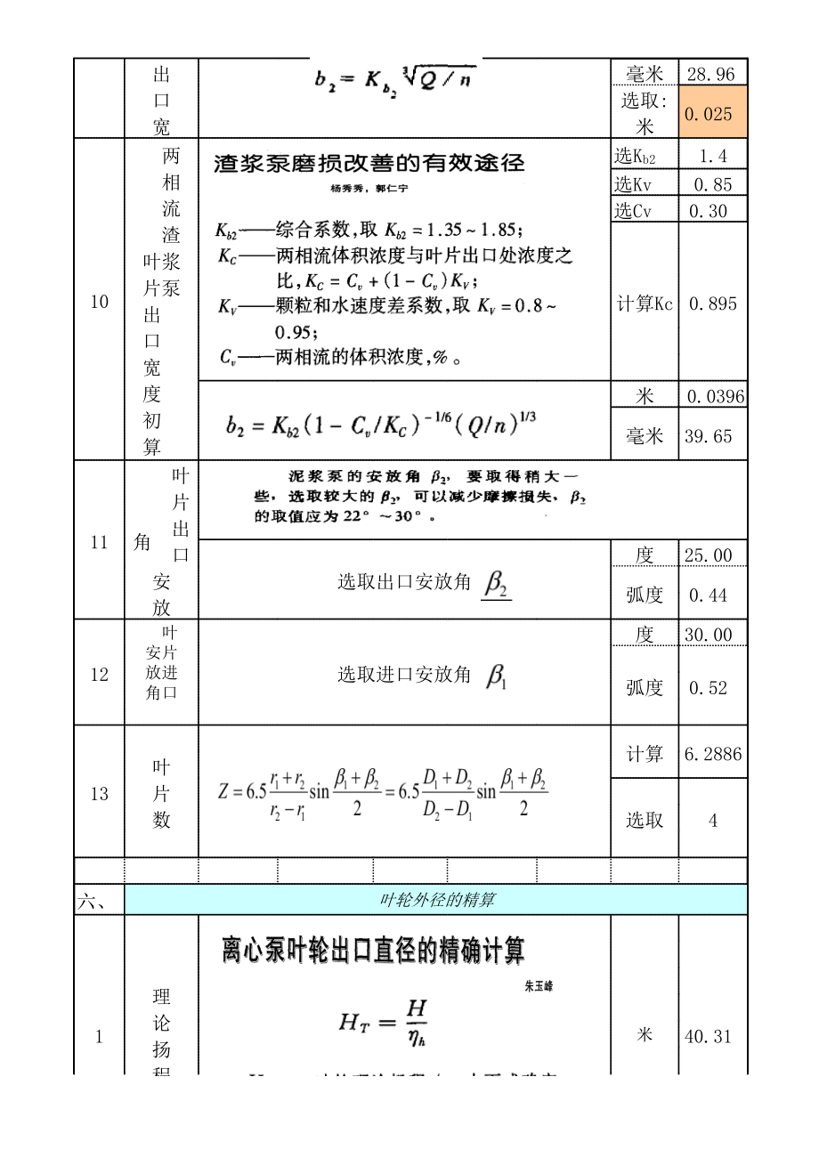 离心泵设计计算表.xls