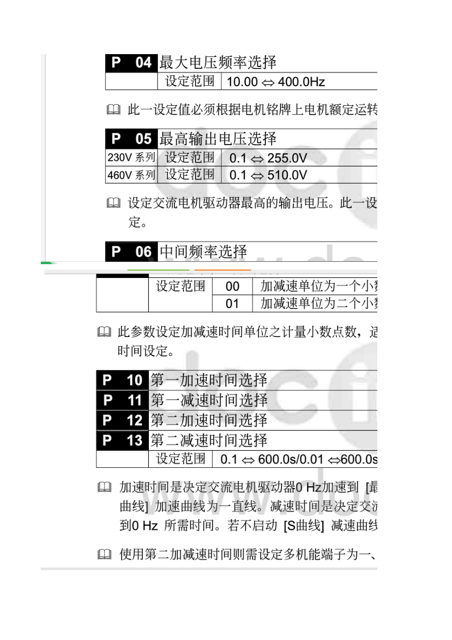 台达变频器参数.xls