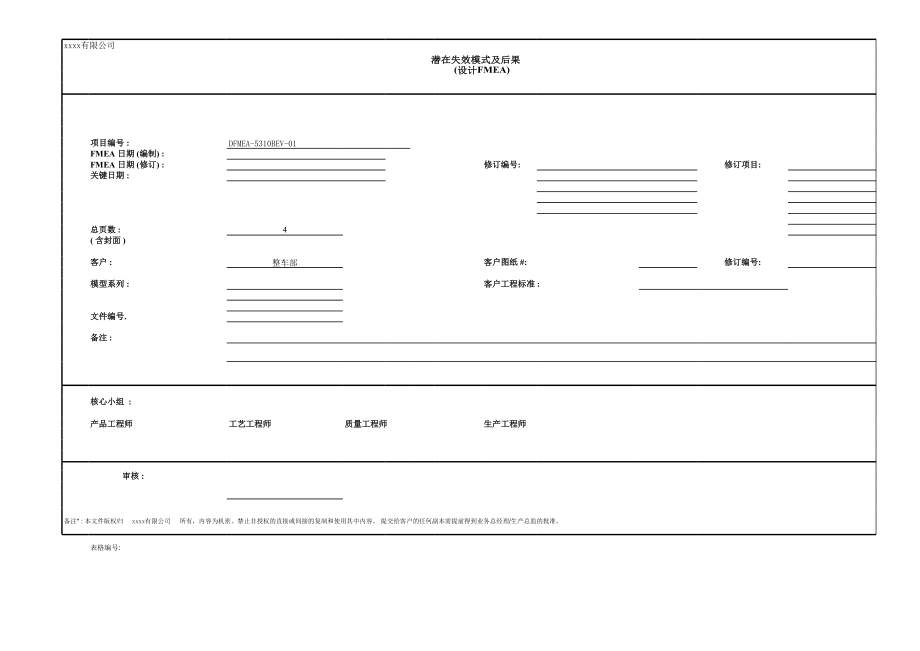 整车控制器DFMEA.xls