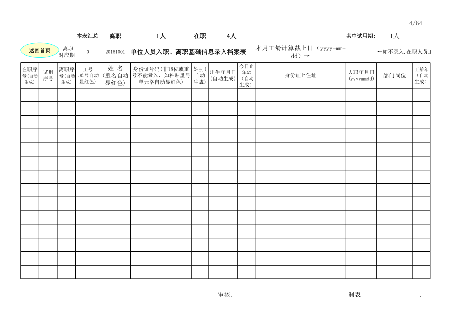 人事档案表A160版.xls