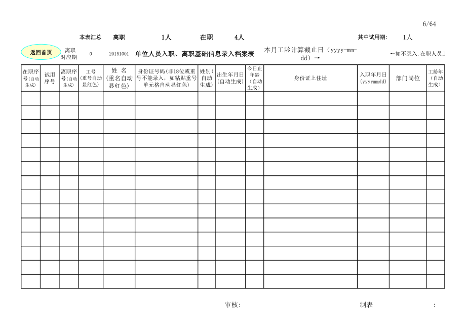 人事档案表A160版.xls