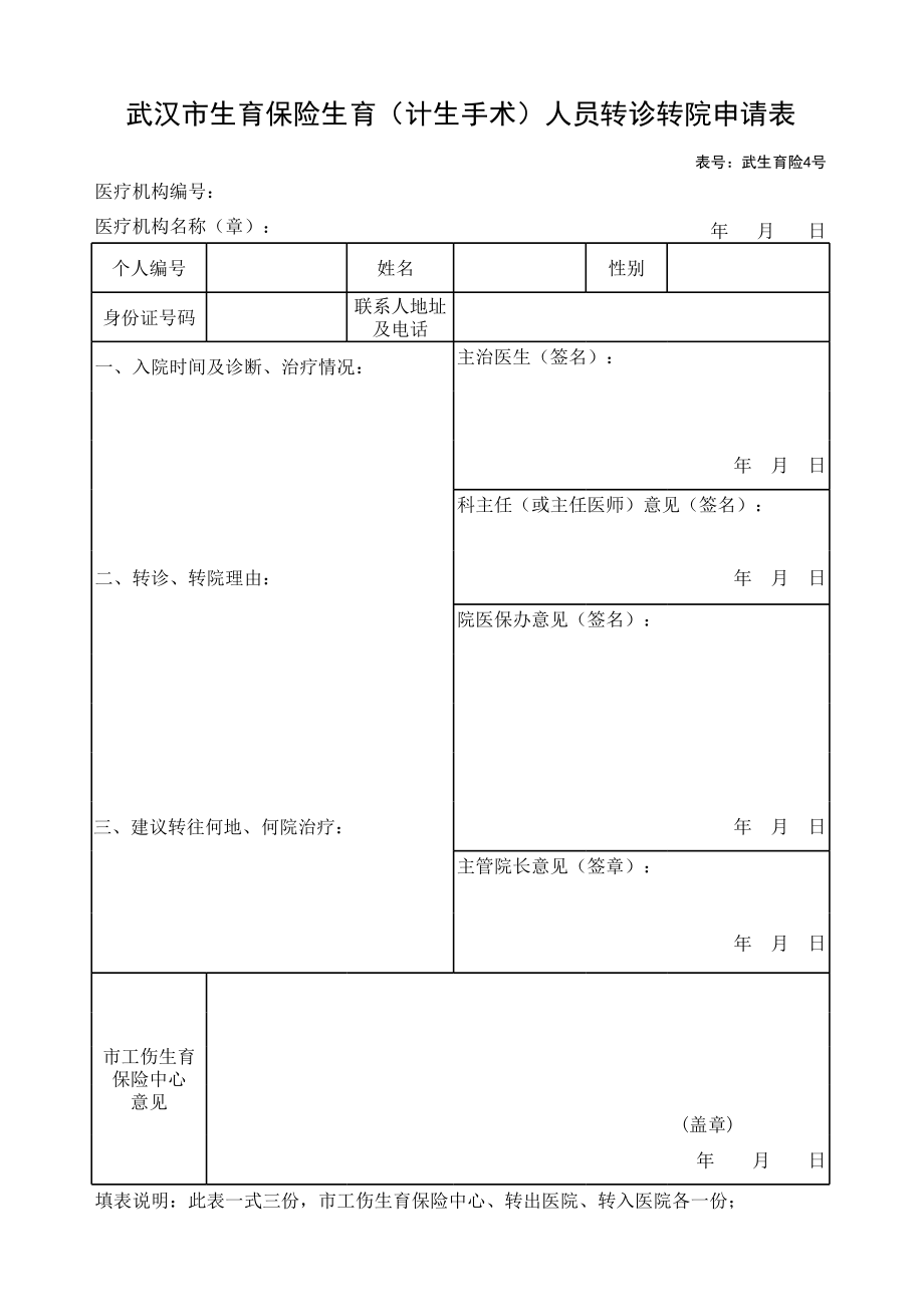 《武汉生育津贴、护理假津贴申报审核表》表6.xls